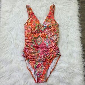 Ralph Lauren Women's one piece swimsuit Colorful Size 10